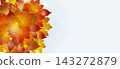 beautiful autumn nature yellow leaves banner 143272879