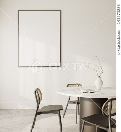 mock up poster frame on white wall mock up poster frame on white wall 143273228