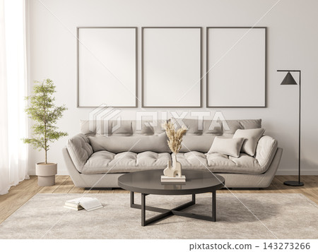 3d rendering of interior modern living room 143273266