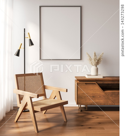 mock up poster frame in interior room mock up poster frame in interior room 143273298