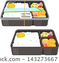 Cheap bento boxes sold in stores 143273667