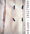Background and Texture Men's sheepskin coat. 143273689
