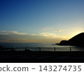 The silent sea in the twilight 143274735