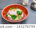 [#Cooking] A Japanese dish featuring elegantly presented sea bream rice porridge. 143276799