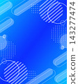 A pop-art style transparent Memphis background with a blue gradient (4:5 aspect ratio) 143277474