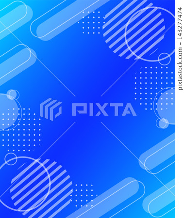 A pop-art style transparent Memphis background with a blue gradient (4:5 aspect ratio) A pop-art style transparent Memphis background with a blue gradient (4:5 aspect ratio) 143277474
