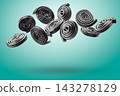 Liquorice wheels 143278129