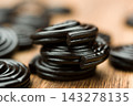 Liquorice wheels 143278135