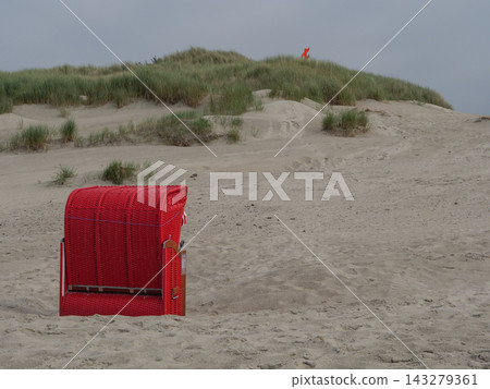 the island of Juist in the german north sea the island of Juist in the german north sea 143279361