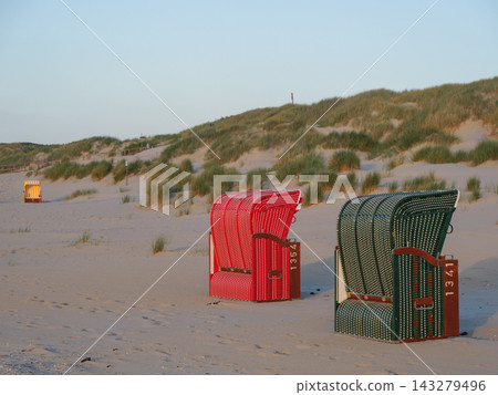 the island of Juist  in the german north sea 143279496