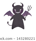 Cute devil illustration 143280221