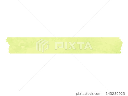 Simple watercolor illustration on thin masking tape - green Simple watercolor illustration on thin masking tape - green 143280923