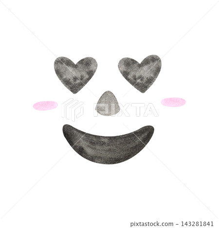 Spooky Jack-o'-lantern face. Watercolor Halloween pumpkin face cutout. Face design for a costume. Template for text, invitations, posters, or greeting cards. Hand drawn festive decor for a party. Spooky Jack-o'-lantern face. Watercolor Halloween pumpkin face cutout. Face design for a costume. Template for text, invitations, posters, or greeting cards. Hand drawn festive decor for a party. 143281841