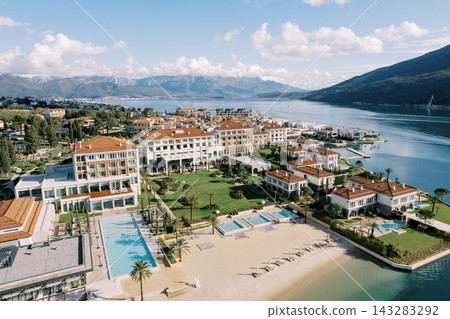 Luxury Resort One and Only Portonovi Montenegro Aerial View Luxury Resort One and Only Portonovi Montenegro Aerial View 143283292