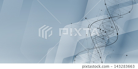 DNA strands, connected neural web neural pathways, science molecule structure DNA strands, connected neural web neural pathways, science molecule structure 143283663