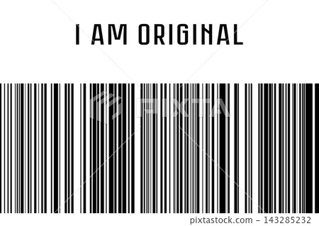 Barcode identification number product scanning . Vertical stripes resembling. Code stripes sticker. Barcode labels, customers qr code Barcode identification number product scanning . Vertical stripes resembling. Code stripes sticker. Barcode labels, customers qr code 143285232