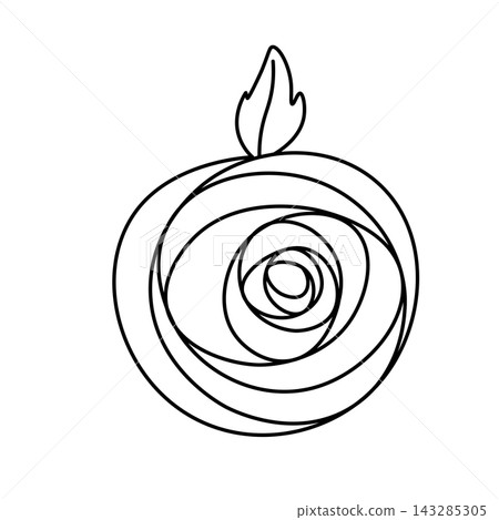 Floral silhouette art line. Flowers roses in continuous line drawing style. Border with tropical flower. Minimalist black linear sketch. Trendy vector illustration isolated. Contour frame for design Floral silhouette art line. Flowers roses in continuous line drawing style. Border with tropical flower. Minimalist black linear sketch. Trendy vector illustration isolated. Contour frame for design 143285305