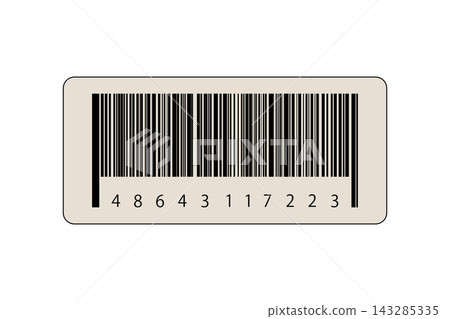 Barcode barcode identification number product scanning . Vertical stripes resembling. Code stripes sticker. Barcode labels, customers qr code Barcode barcode identification number product scanning . Vertical stripes resembling. Code stripes sticker. Barcode labels, customers qr code 143285335