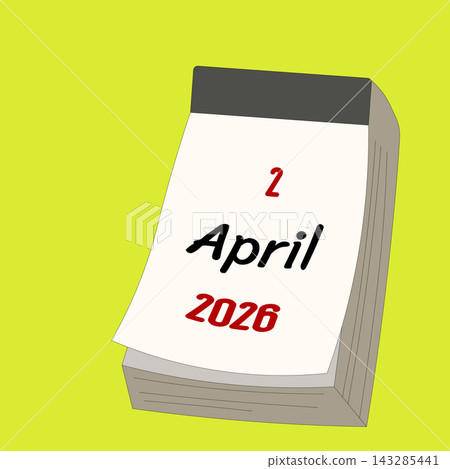 April 2. Daily Calendar icon for design. Simple design for business brochure, flyer, print media, advertisement. Easily editable April 2. Daily Calendar icon for design. Simple design for business brochure, flyer, print media, advertisement. Easily editable 143285441