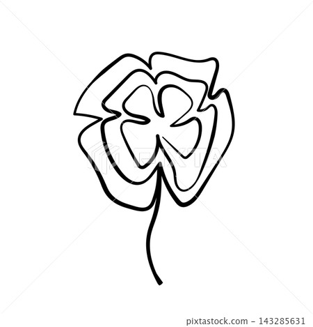 Floral silhouette art line. Flowers roses in continuous line drawing style. Border with tropical flower. Minimalist black linear sketch. Trendy vector illustration isolated. Contour frame for design Floral silhouette art line. Flowers roses in continuous line drawing style. Border with tropical flower. Minimalist black linear sketch. Trendy vector illustration isolated. Contour frame for design 143285631