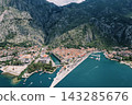 Historic Harbor City Surrounded By Impressive Limestone Cliffs And Colorful Rooftops 143285676