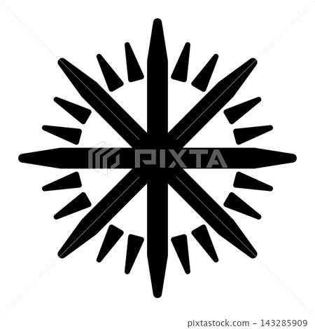 Target aim icon, archer sports game symbol. Game aiming sight dot pointer. Shoot sniper rifle focus cursor. Bullseye mark targeting. Isolated vector illustration 143285909