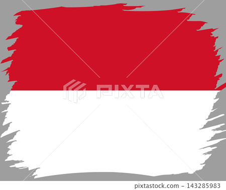 Flag of Monaco. National symbol in official colors. Template icon. Abstract vector background Flag of Monaco. National symbol in official colors. Template icon. Abstract vector background 143285983