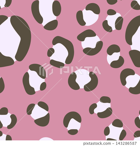 Abstract modern leopard seamless pattern. Animals fashion trendy background. Color decorative vector illustration for print, fabric, textile. Modern ornament of stylized skin Abstract modern leopard seamless pattern. Animals fashion trendy background. Color decorative vector illustration for print, fabric, textile. Modern ornament of stylized skin 143286587