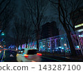 Jozenji Street in Sendai during winter (Aoba Ward, Sendai City, Miyagi Prefecture) 143287100