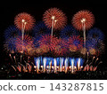 Colorful fireworks 143287815