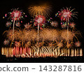 Colorful fireworks 143287816