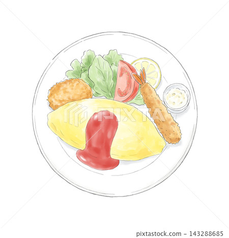 煎蛋飯 煎蛋飯 143288685