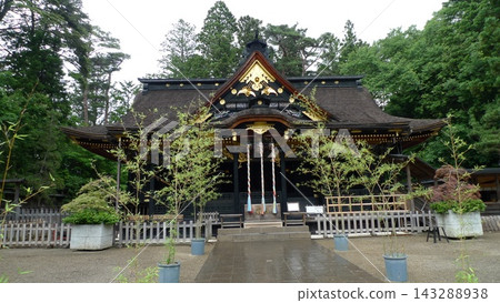 大崎八幡宮，為迎接七夕節而精心裝飾。 143288938