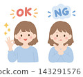 OK and NG 143291576