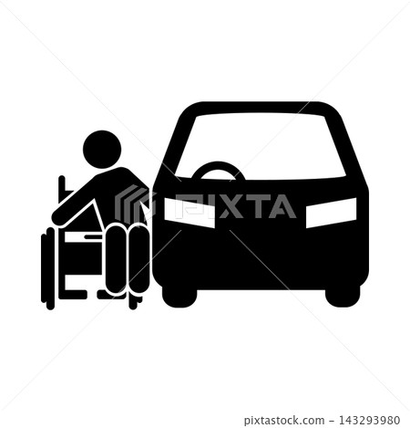 使用轉移板轉移到汽車/護理、預防性護理、獨立生活支持和福利住房環境的象形圖(黑/灰) 使用轉移板轉移到汽車/護理、預防性護理、獨立生活支持和福利住房環境的象形圖(黑/灰) 143293980