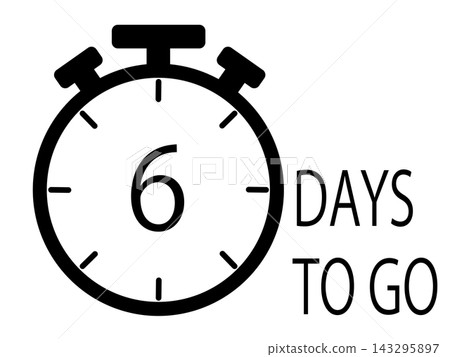 Illustration of a countdown timer Illustration of a countdown timer 143295897