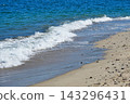 Amanohashidate: A beautiful sea with white sand and green pine trees (Miyazu City, Kyoto Prefecture) 143296431