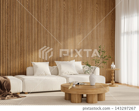 classic living room with wooden floor classic living room with wooden floor 143297267