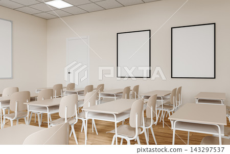 large blank billboard on a street wall large blank billboard on a street wall 143297537