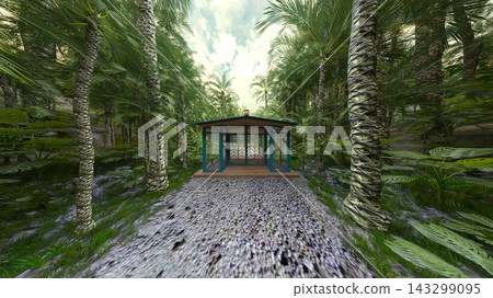 A garden room in the jungle A garden room in the jungle 143299095