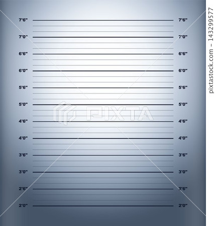 Police department mugshot height chart backdrop with measurement scale vector illustration Police department mugshot height chart backdrop with measurement scale vector illustration 143299577