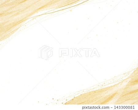 Japanese-style frame background material with gold lines and washi paper texture. Japanese-style frame background material with gold lines and washi paper texture. 143300081