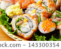 Temari sushi assortment 143300354