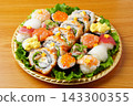 Temari sushi assortment 143300355