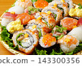 Temari sushi assortment 143300356