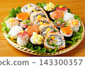 Temari sushi assortment 143300357