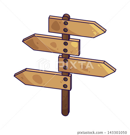 Illustration of Signpost Illustration of Signpost 143301050