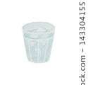 A clear glass and water/cold water 143304155