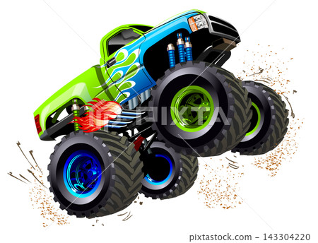 Cartoon Monster Truck Cartoon Monster Truck 143304220