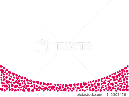 Heart pattern background Red solid color Heart Heart pattern background Red solid color Heart 143305456